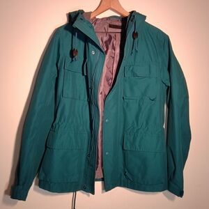 Uniqlo Teal Women's Military Jacket